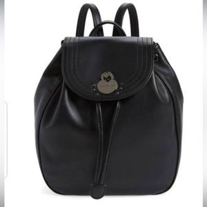 Longchamp Cavalcade Leather Black Backpack